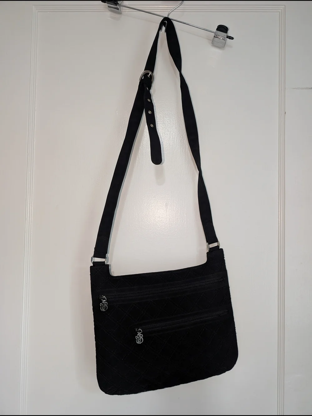 Vera Bradley Black Quilted Crossbody Bag